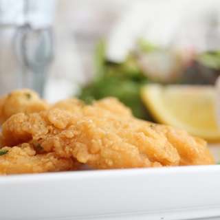Deep Fried Fluke (Hirame) with Asparagus Recipe