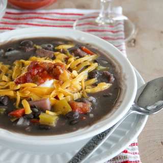 Black Bean and Ham Soup