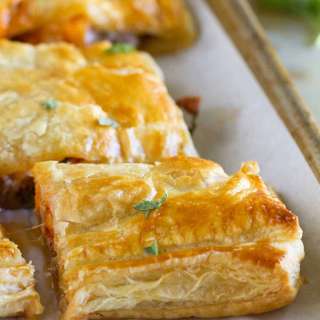 Sausage and Butternut Squash Slab Pie