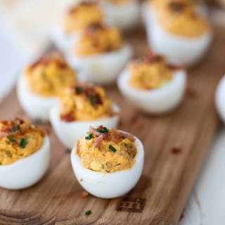 Deviled Eggs with Bacon