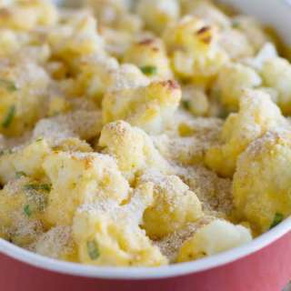 Cheddar Cauliflower Gratin
