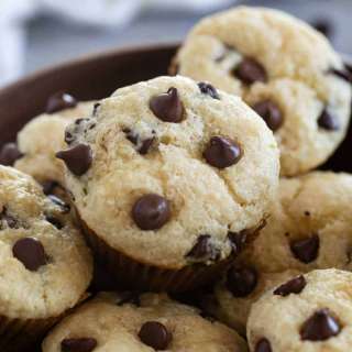 Sour Cream Muffins with Chocolate Chips