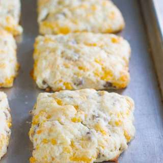 Cheddar Sausage Biscuits