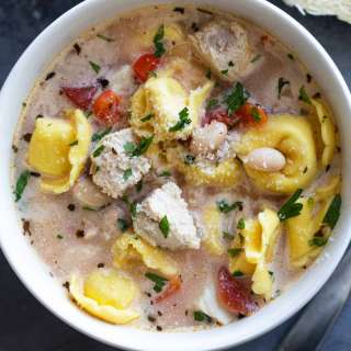 Chicken Tortellini Soup