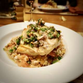 Cracked Wheat Berries with Jalapeno Herb Salsa