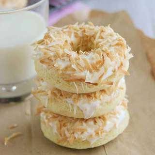 Baked Coconut Donuts