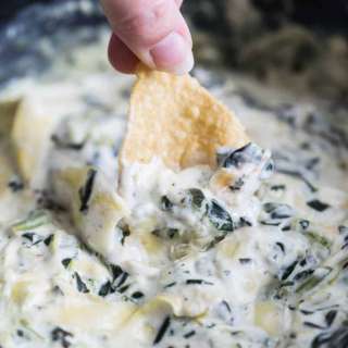 Crockpot Spinach Artichoke Dip
