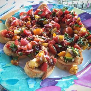 Simple Tomato Bruschetta Recipe