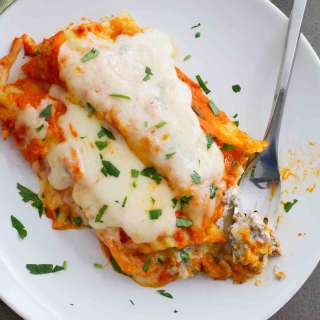 Ground Beef Stuffed Manicotti