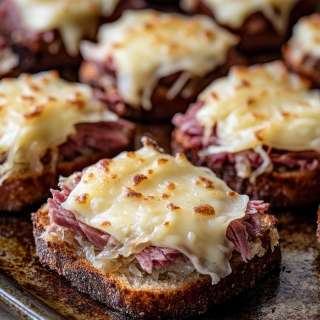 60s Appetizers Mini Reubens