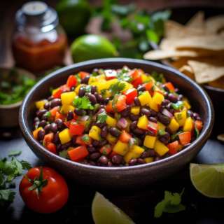 Mango Salsa with Black Beans