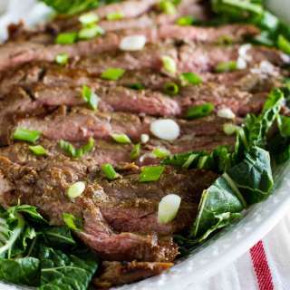 Korean Barbecue Flank Steak Recipe