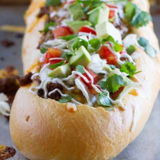 Taco French Bread Pizza