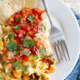Breakfast Scramble with Eggs and Sweet Potatoes