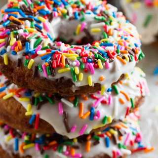 Homemade Funfetti Donuts