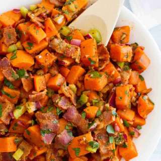 Sweet Potato Salad with Bacon