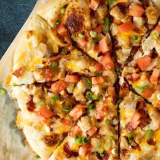 Chicken Bacon Ranch Pizza