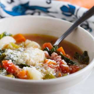 Minestrone with Gnocchi