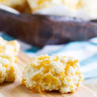 Garlic and Cheddar Sour Cream Biscuits