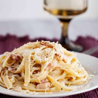 Bacon and Brie Fettuccine