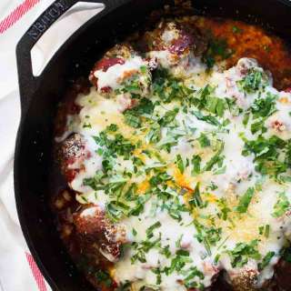 Parmesan Meatball Skillet