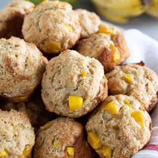 Mango Muffins with Banana