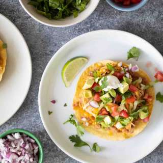 Chicken Tostadas