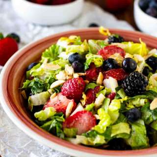 Summer Chopped Salad with Berries