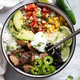 Pork Carnitas Burrito Bowl
