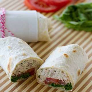 Chicken Pesto Wraps