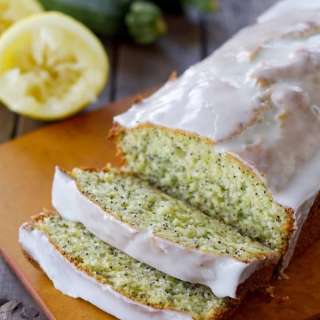 Glazed Lemon Poppy Seed Zucchini Bread
