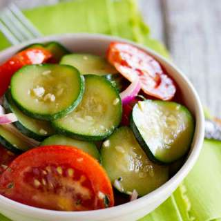 Zucchini Salad with Tomatoes