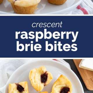 Crescent Raspberry Brie Bites