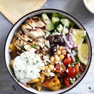 Greek Chicken Bowls