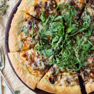Caramelized Onion and Sweet Potato Pizza