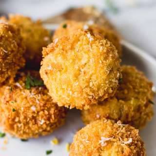 Scalloped Corn Arancini
