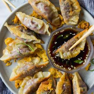 Vegetable Potstickers with Ponzu Sauce