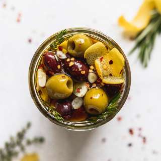 Easy Marinated Olives
