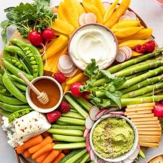 Fresh Spring Charcuterie Board