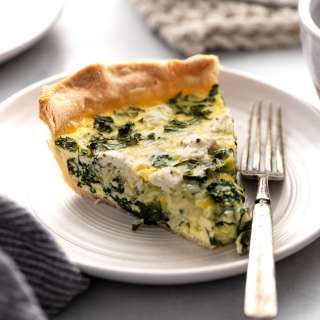 Kale & Goat Cheese Quiche