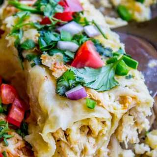 Aunt Shirley's Creamy Chicken Enchiladas