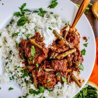 Braised Beef and Green Bean Stew (Lebanese Lubee)