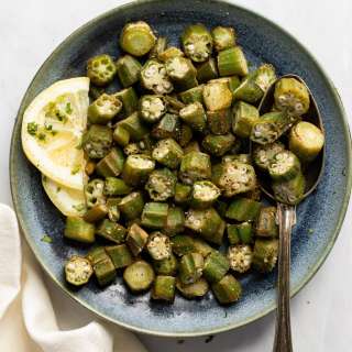 10-Minute Air Fryer Frozen Okra