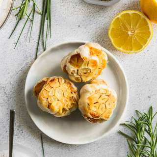 How to Roast a Whole Bulb of Garlic (Oven or Air Fryer)