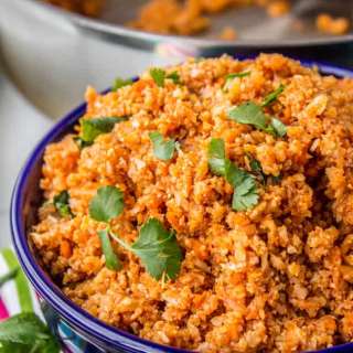 Spanish Cauliflower Rice (to eat with Mexican Food)