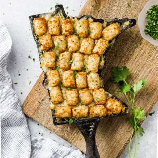 Vegetarian Tater Tot Hotdish (Casserole)