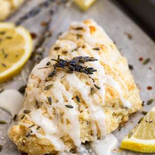 Lemon Lavender Scones