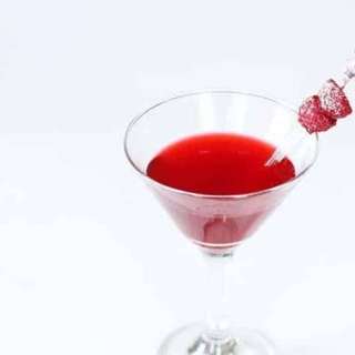 Raspberry Cordial Vodka Martini