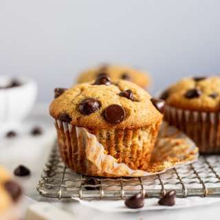 Small Batch Banana Chocolate Muffins