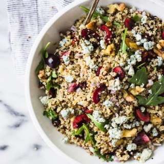 Quick Cherry Quinoa Salad